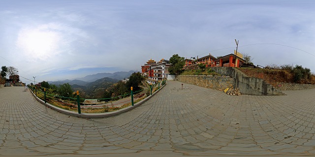 ネパールのナモーブッダの360度パノラマVR写真